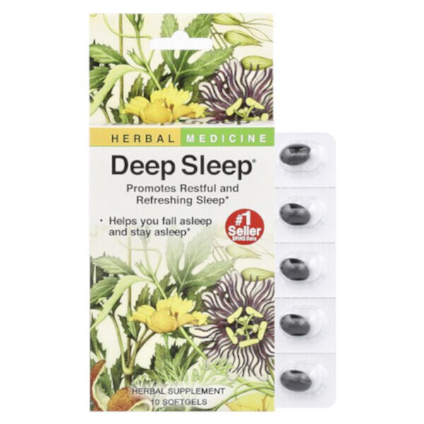 Deep Sleep®, 10 Softgels Herbs Etc.
