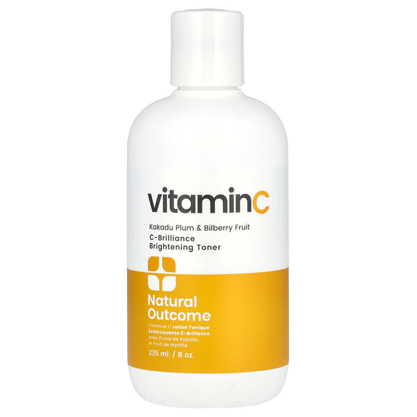 Vitamin C, C-Brilliance Brightening Toner, Fragrance Free, 8 oz (235 ml) Natural outcome