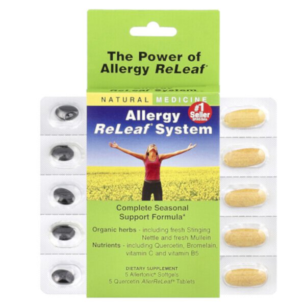 Allergy ReLeaf® System, 5 Softgels/5 Tablets Herbs Etc.