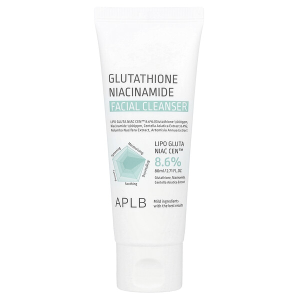 Glutathione Niacinamide, Facial Cleanser, 2.71 fl oz (80 ml) APLB