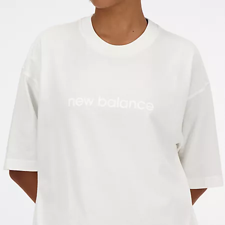 Женская Спортивная одежда New Balance Hyper Density Jersey Oversized T-Shirt New Balance