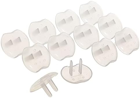 Dreambaby Electric Outlet Socket Plug Covers - Baby Home Safety Plugs Protector Guard - 12 Count - White - Model ‎L1021 (Pack of 2) Dreambaby