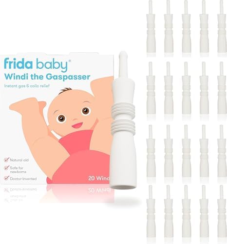 Frida Baby Windi Gas Passer, Baby Gas Relief and Colic Baby Relief, Baby Constipation Relief, 10 Count Frida Baby