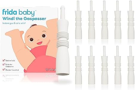 Frida Baby Windi Gas Passer, Baby Gas Relief and Colic Baby Relief, Baby Constipation Relief, 10 Count Frida Baby