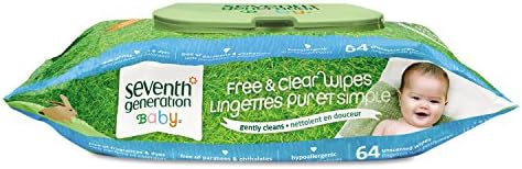 Seventh Generation Baby Wipes, 64 Count Seventh Generation