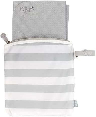 Ubbi On-The-Go Diaper Changing Baby Mat, Soft and Comfortable Diaper Bag Accessory Must Have for Newborns, Easy to Clean, Portable Folding Pad, Baby Traveling Accessories, Taupe Ubbi