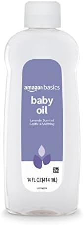 Amazon Basics Baby Oil, Lavender Scented, 14 Fluid Ounce, 1-Pack (Previously Solimo) Amazon Basics