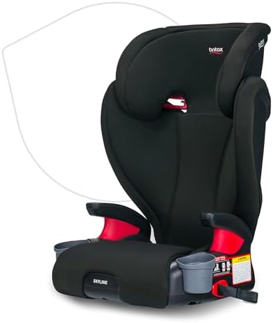 Britax Highpoint Backless Belt-Positioning Booster Seat, SafeWash Black Ombre Britax