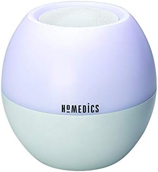 Homedics Sound Machine for Adults or Babies, White Noise Sound Machine with a Sunrise Alarm Clock, Bluetooth Speaker, Night Light with 7 Colors and Auto-Shut Off Homedics