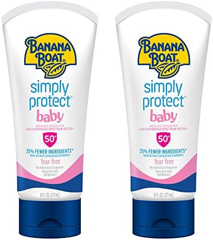 Детское солнцезащитное средство BANANA BOAT Baby 100% Mineral Lotion SPF 50 Twin Pack Banana Boat