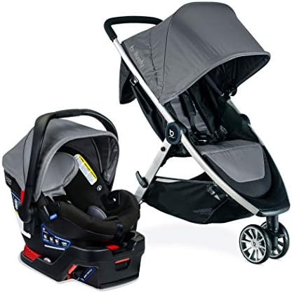 Коляска и автокресло 2-в-1 Britax B-Lively & B-Safe Gen2 Flexfit Travel System, Fog SafeWash, 2 части Britax