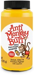 Присыпка Anti Monkey Butt Travel Size, 1.5 унции, упаковка из 12 штук Anti Monkey Butt