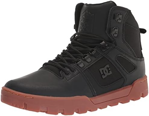 Мужские Зимние ботинки и сапоги DC Pure High-top Water Resistant Boot Skate Shoe Snow DC