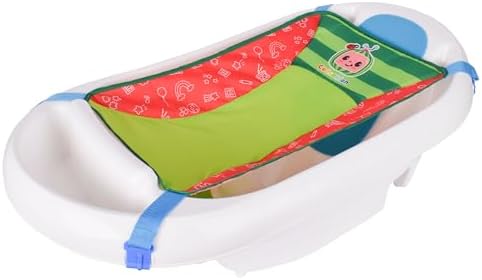 Детская ванночка Cocomelon Baby 3-в-1 с поддержкой для младенцев,Convertible Baby to Toddler Bath Tub with Seat Sunny Days Entertainment