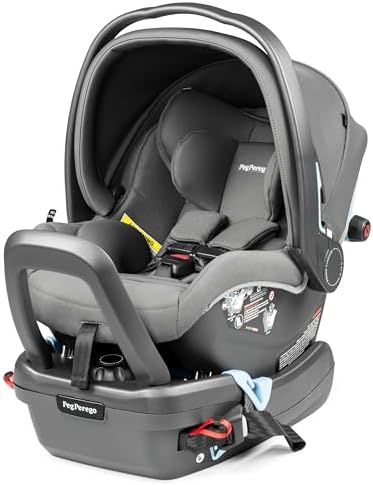 Peg Perego Primo Viaggio 4-35 K - Rear Facing Infant Car Seat - for Babies 4 to 35 lbs - Made in Italy - True Black (Black) Peg Perego