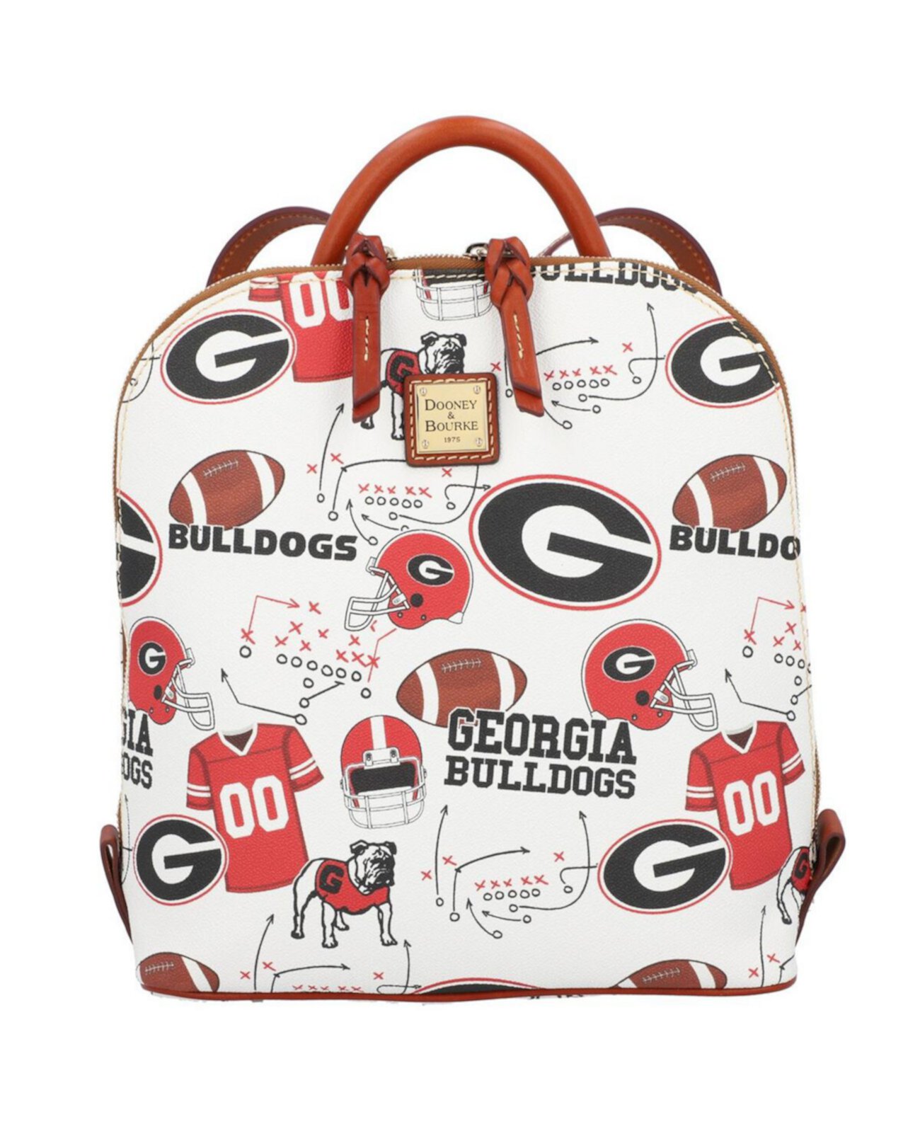 Молодежный кожаный рюкзак с несколькими карманами Georgia Bulldogs Dooney & Bourke