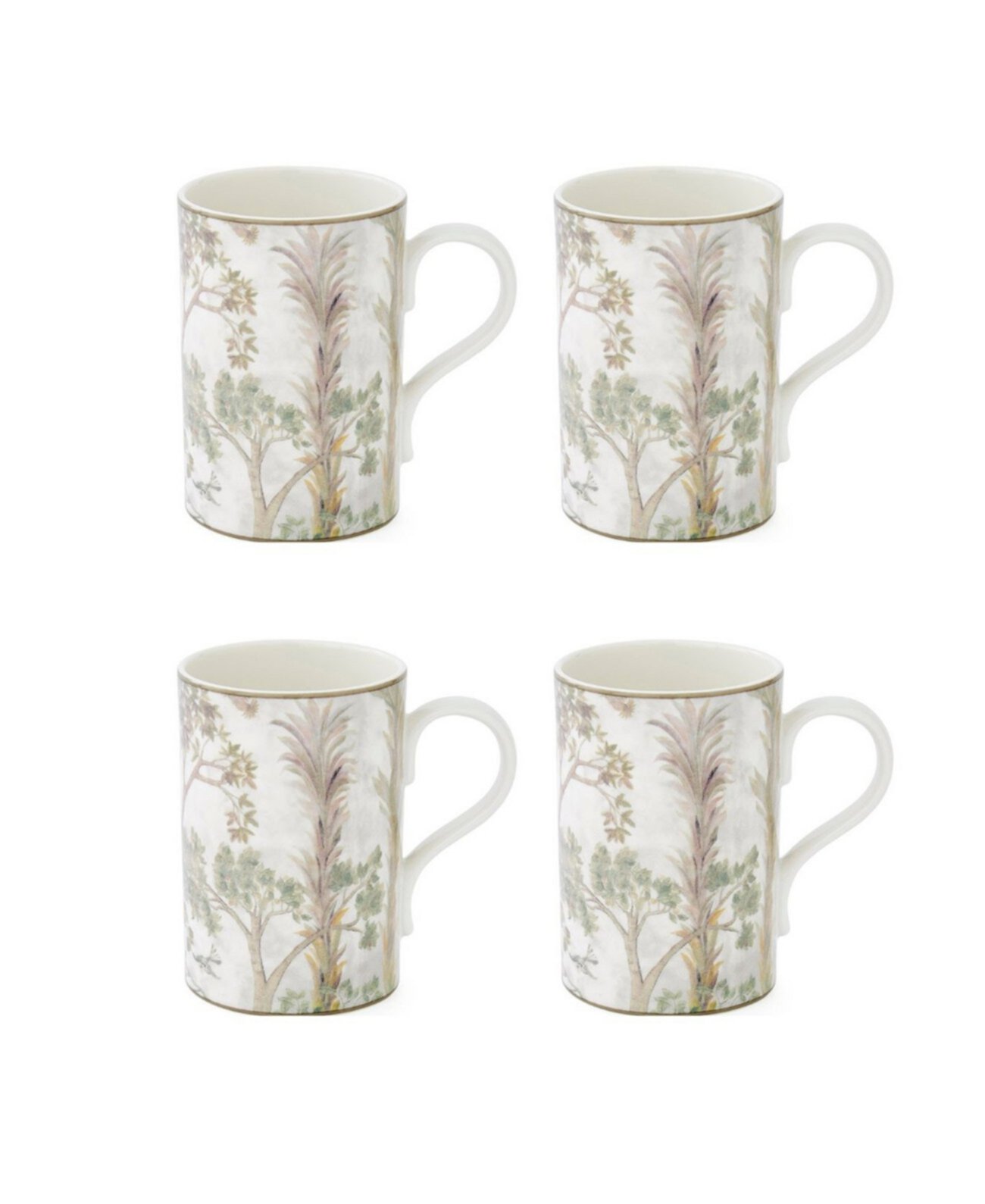 Tall Trees Mugs, Set of 4 Kit Kemp for Spode