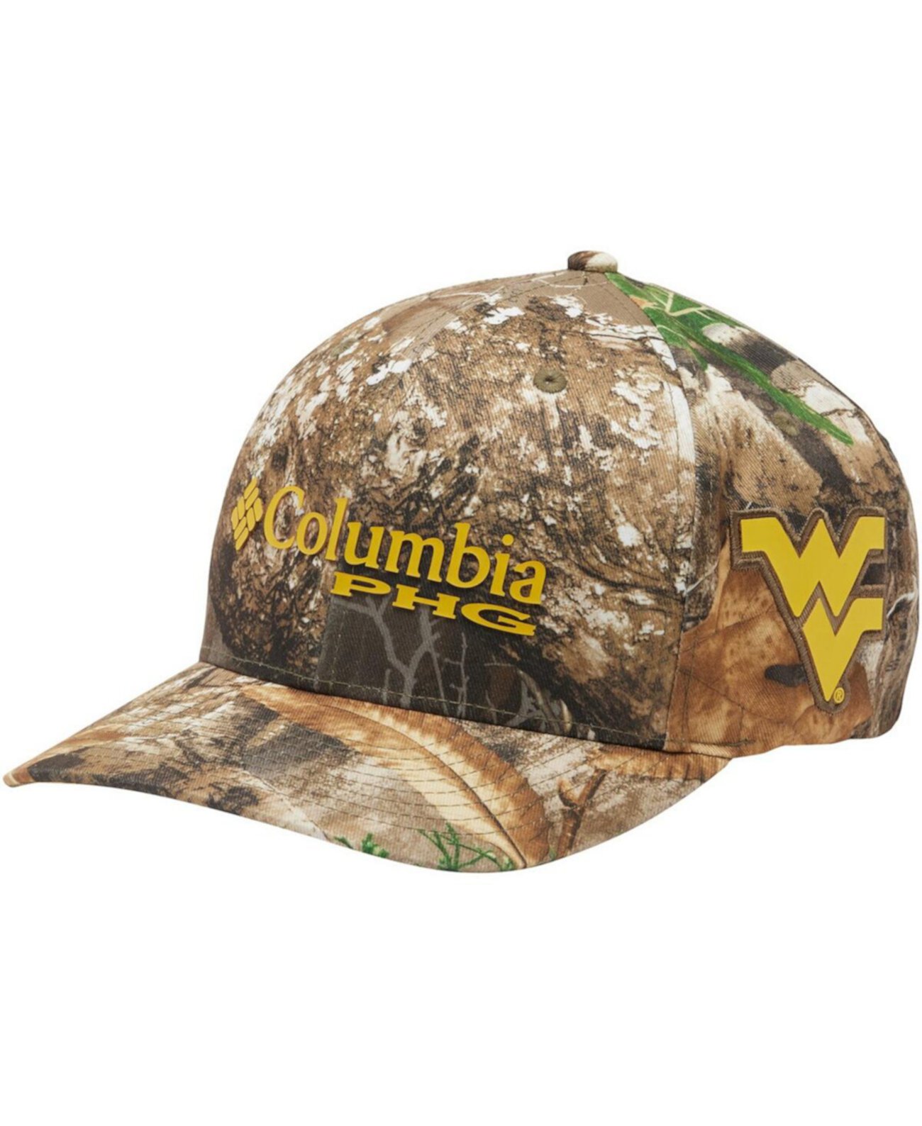 Бейсболка с принтом Realtree Camo и графикой West Virginia Mountaineers Columbia