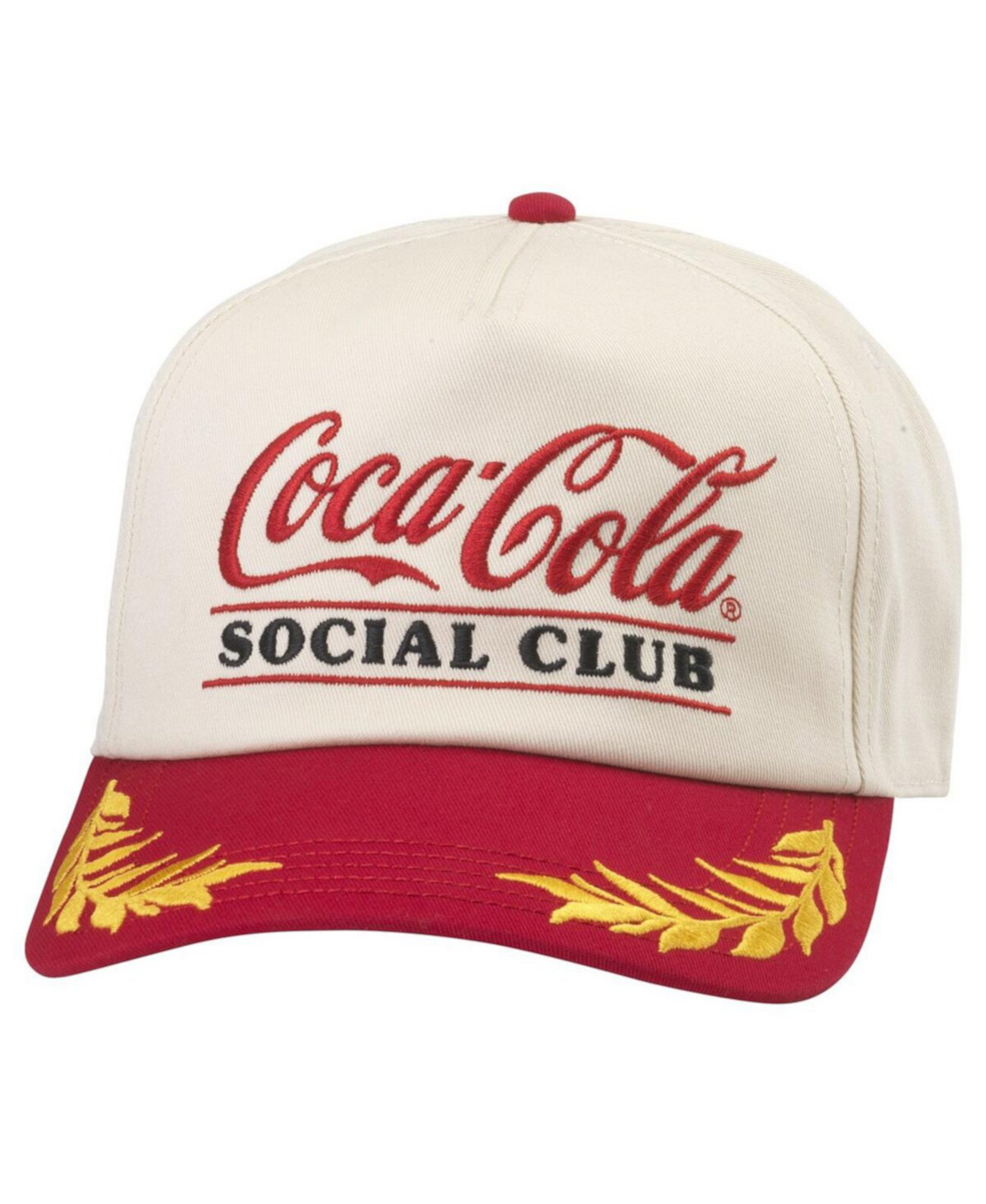 Бейсболка American Needle Men's Cream Coca-Cola Social Club Captain American Needle