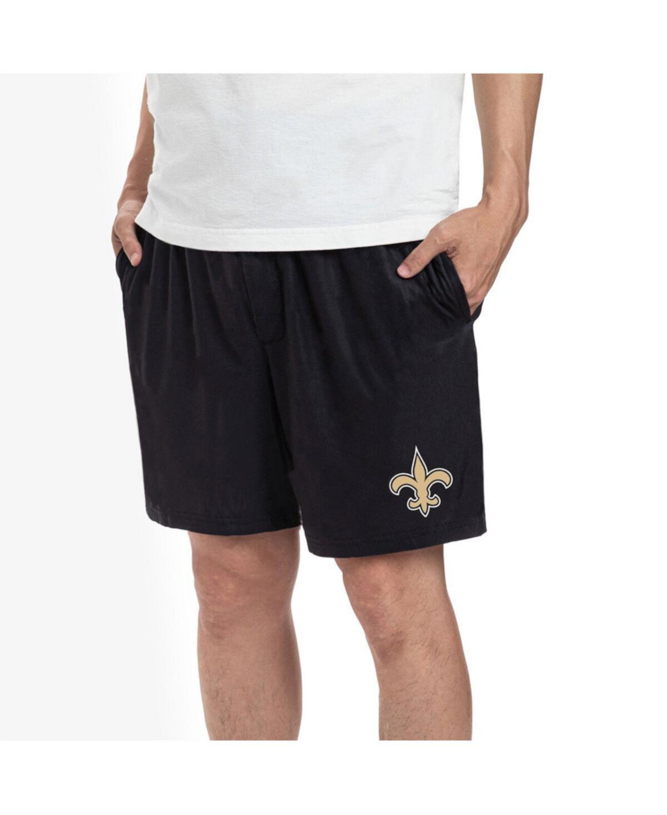 Мужские черные шорты New Orleans Saints Gauge Jam — комплект из двух пар Concepts Sport