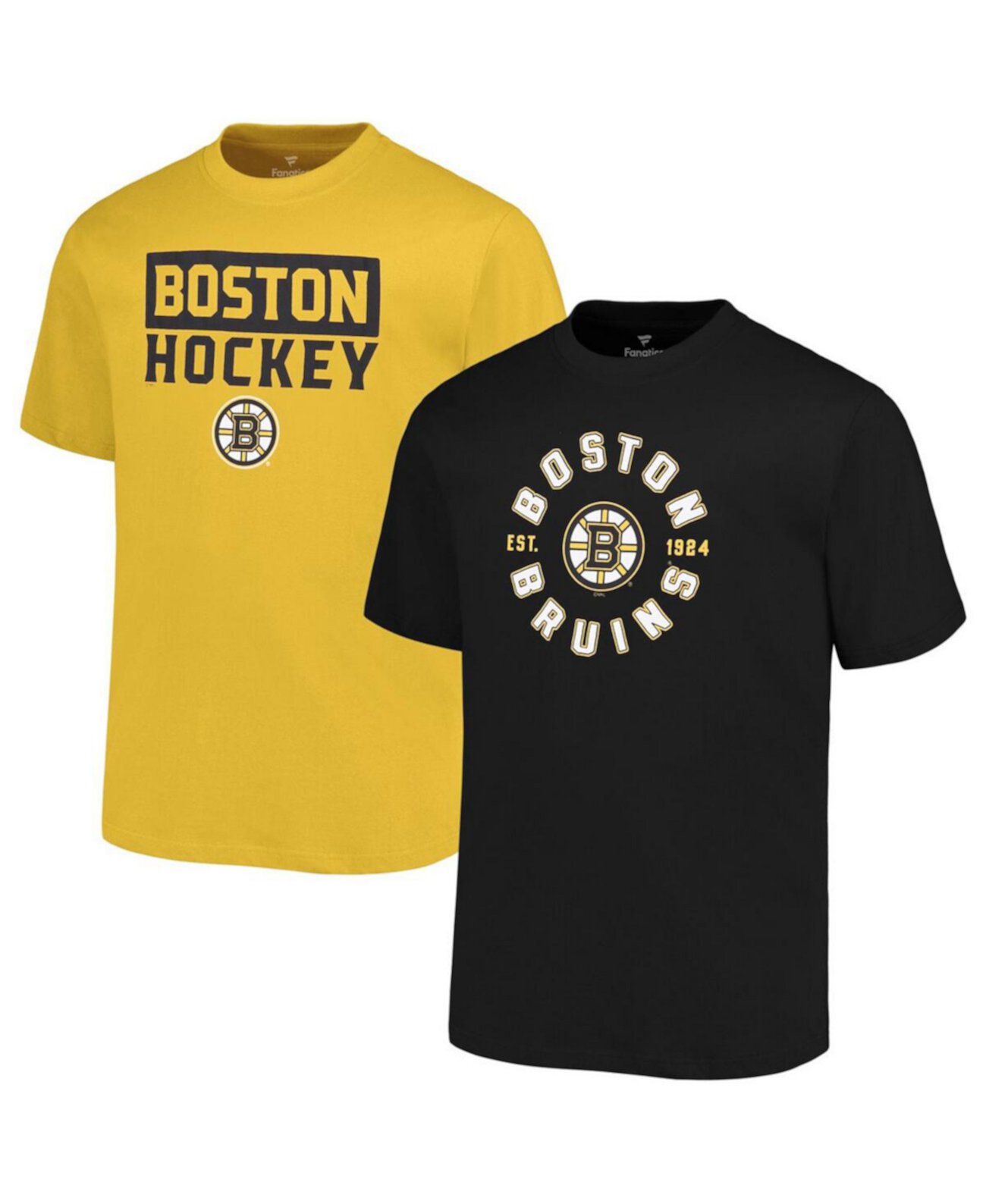 Мужская Джерси Fanatics Boston Bruins Набор из 2-х футболок Fanatics