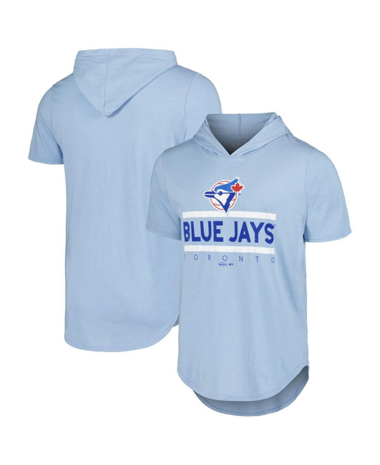 Мужская Джерси Majestic Toronto Blue Jays Три-Blend Худи Футболка Majestic