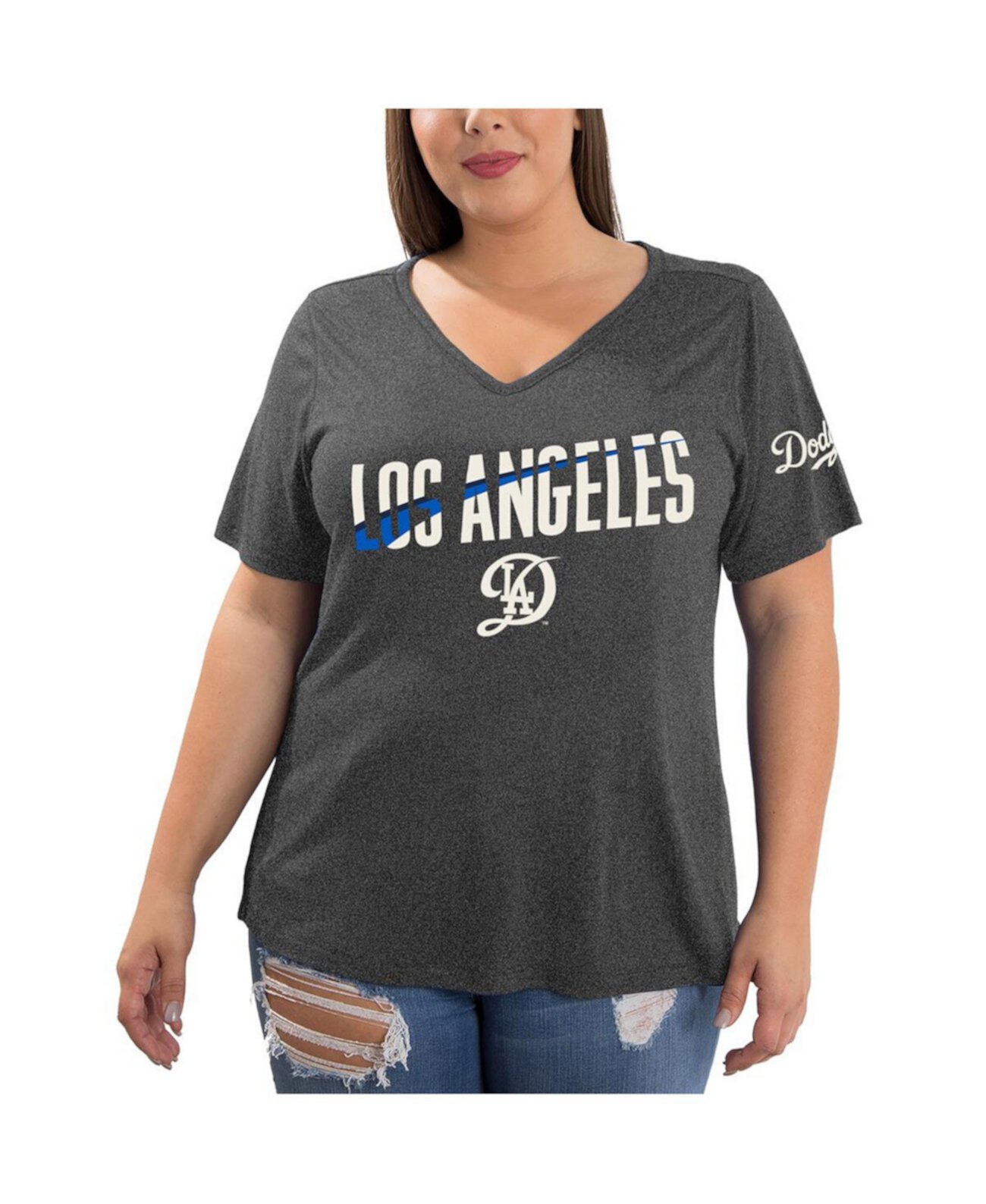 Большая трикотажная футболка Los Angeles Dodgers 2024 City Connect, New Era New Era