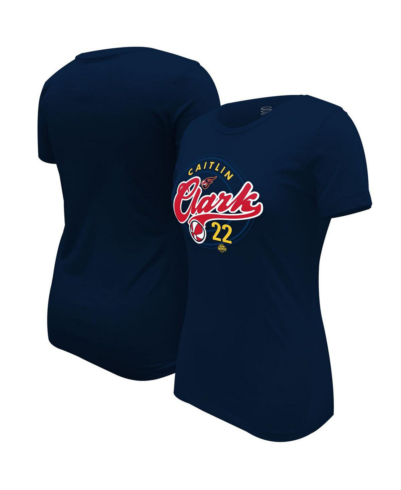 Женская Джерси Stadium Essentials Caitlin Clark Navy Indiana Fever Runaway T-Shirt Stadium Essentials