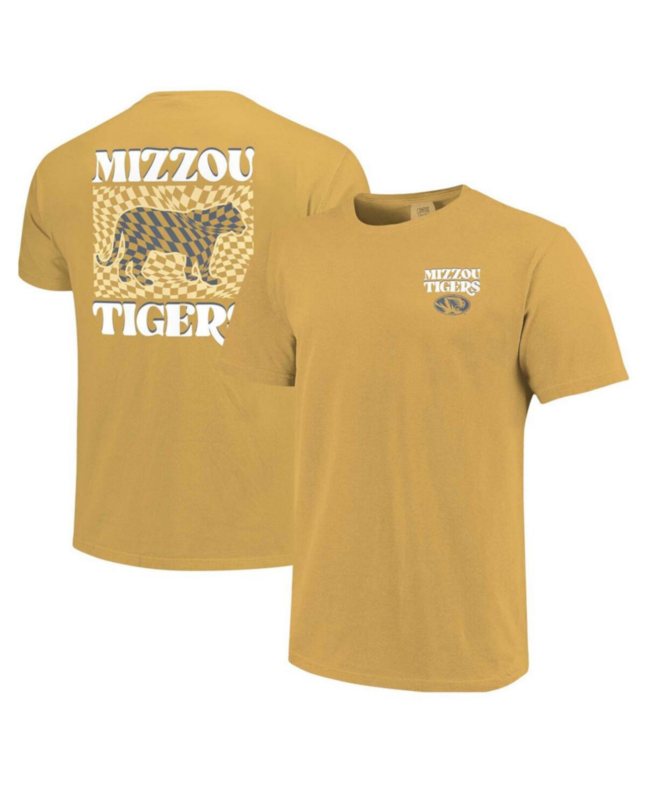 Женская футболка Missouri Tigers с принтом и короткими рукавами Comfort Colors Image One