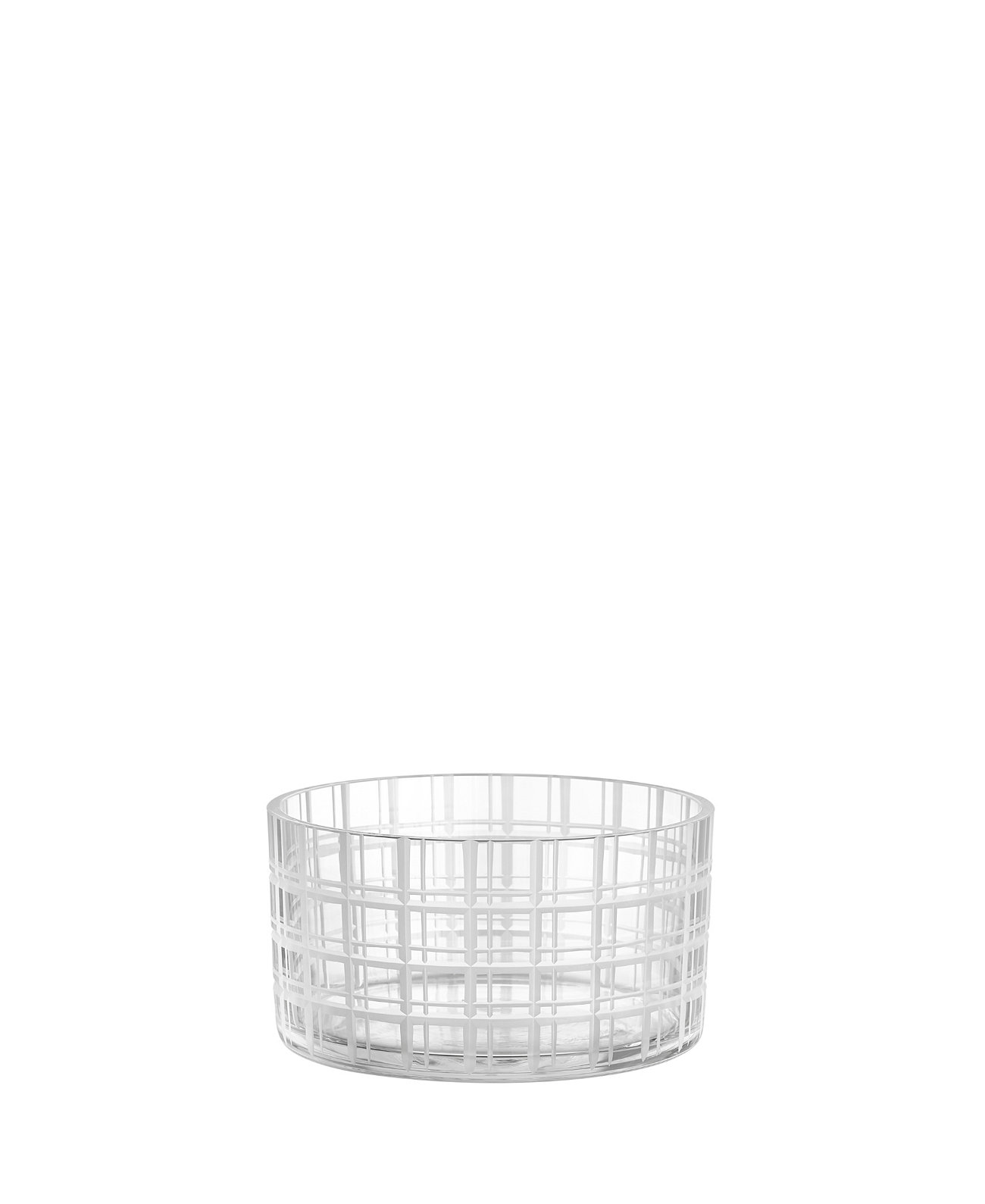 3.35'' Checkers Crystal Decor Bowl Small Orrefors