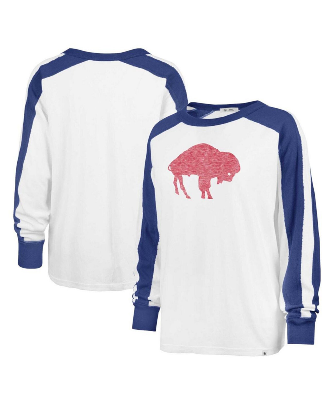 Женская Джерси '47 Brand Caribou с длинными рукавами Buffalo Bills '47 Brand