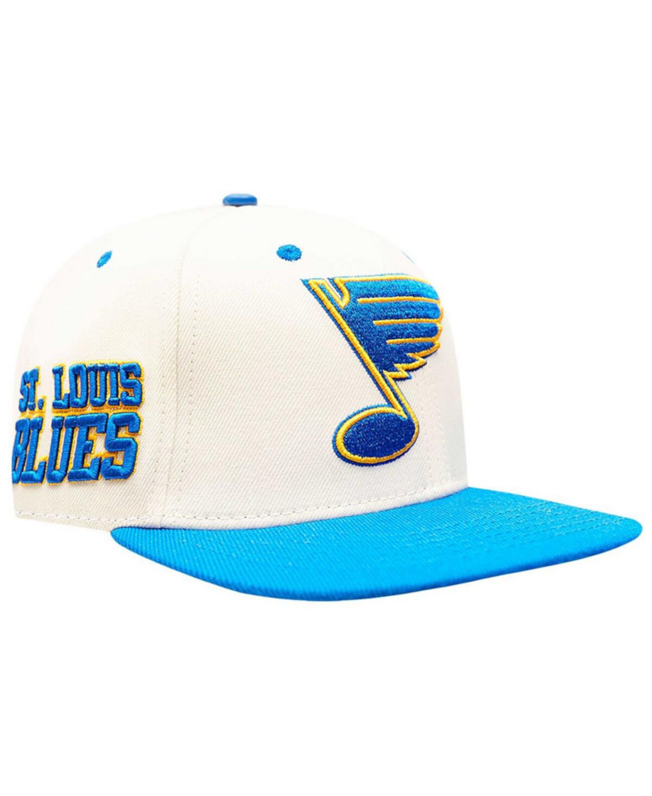 Бейсболка Pro Standard Men's Cream St. Louis Blues Retro Classic Logo Pro Standard