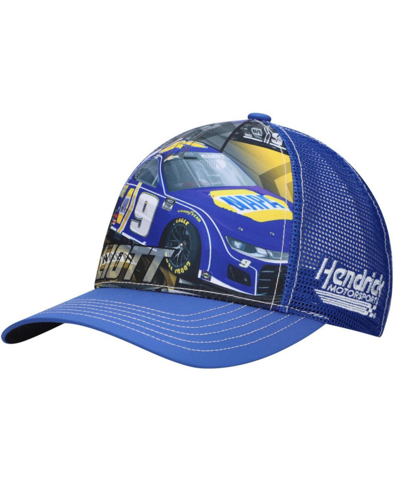 Регулируемая кепка-тракер с графическим рисунком Chase Elliott, 100% полиэстер Hendrick Motorsports Team Collection