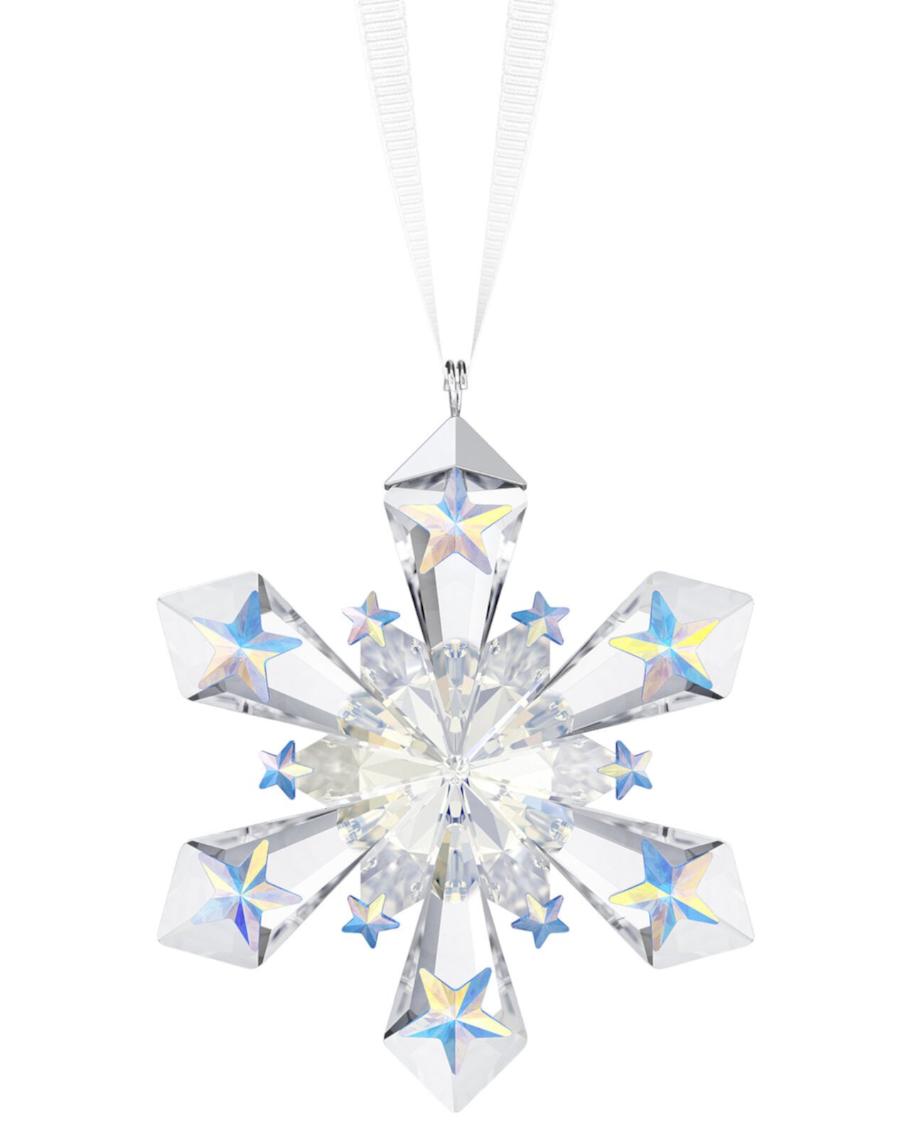 Metallic-Accent Crystal Snowflake Ornament Swarovski