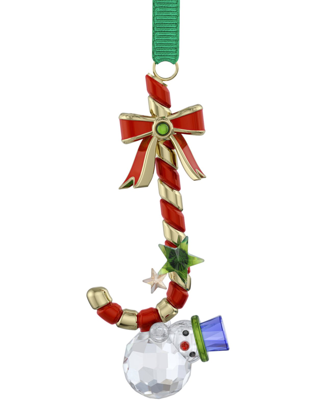 Crystal Colorful Candy Cane Ornament Swarovski