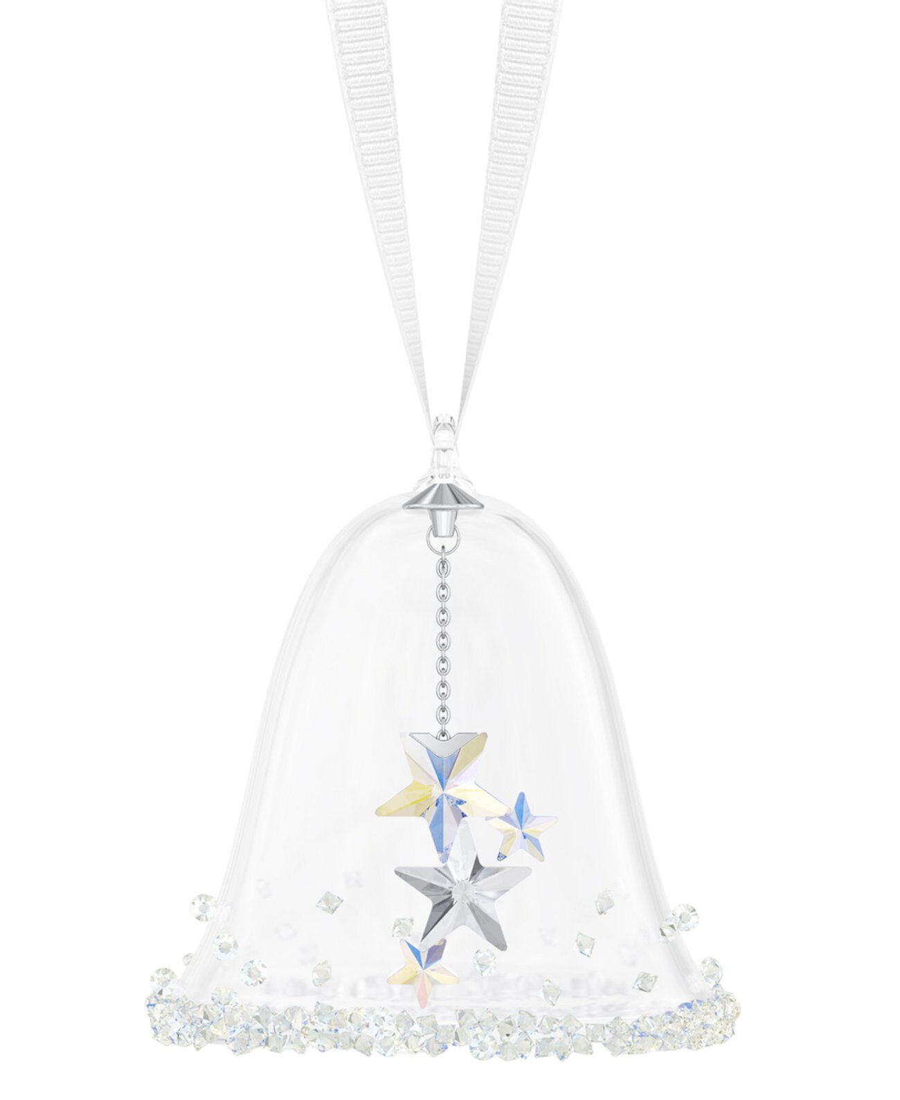 Crystal Bell with Stars Hanging Ornament Swarovski