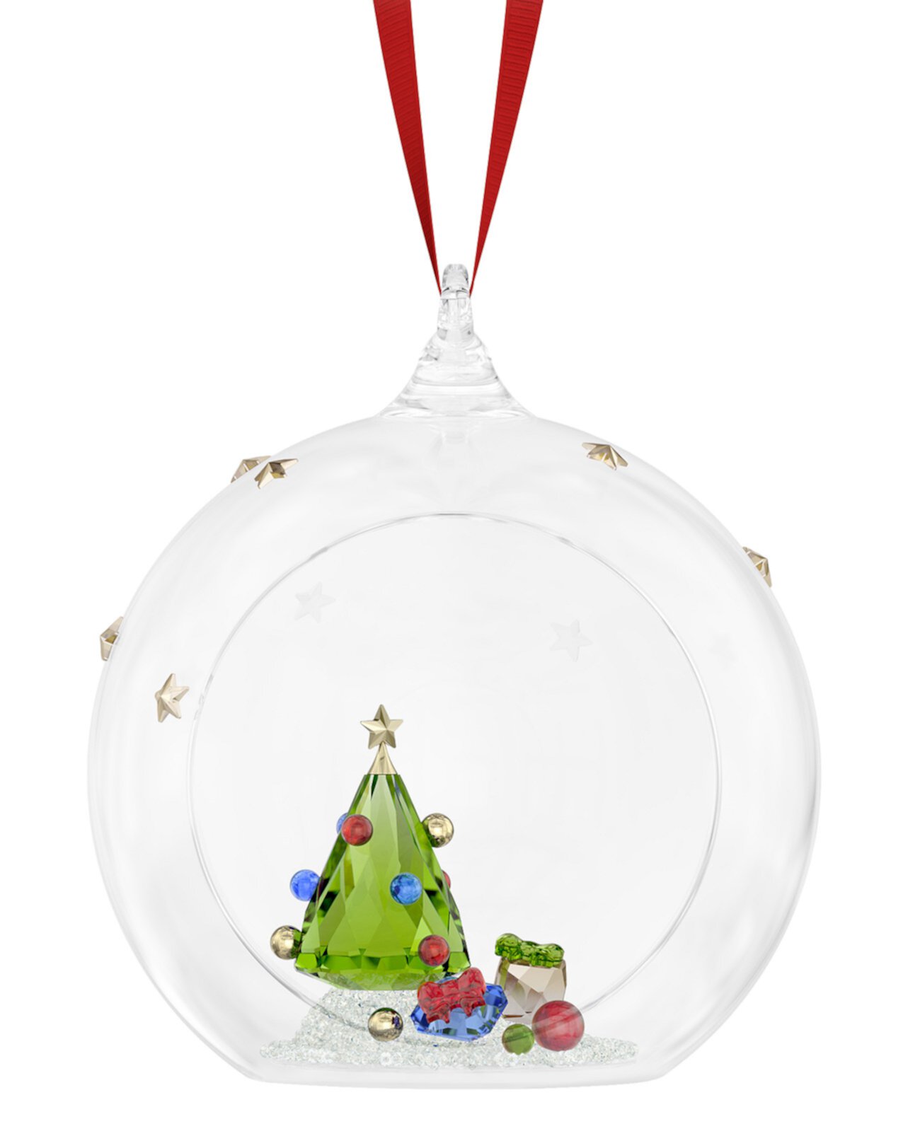 Crystal Tree in Ball Hanging Ornament Swarovski