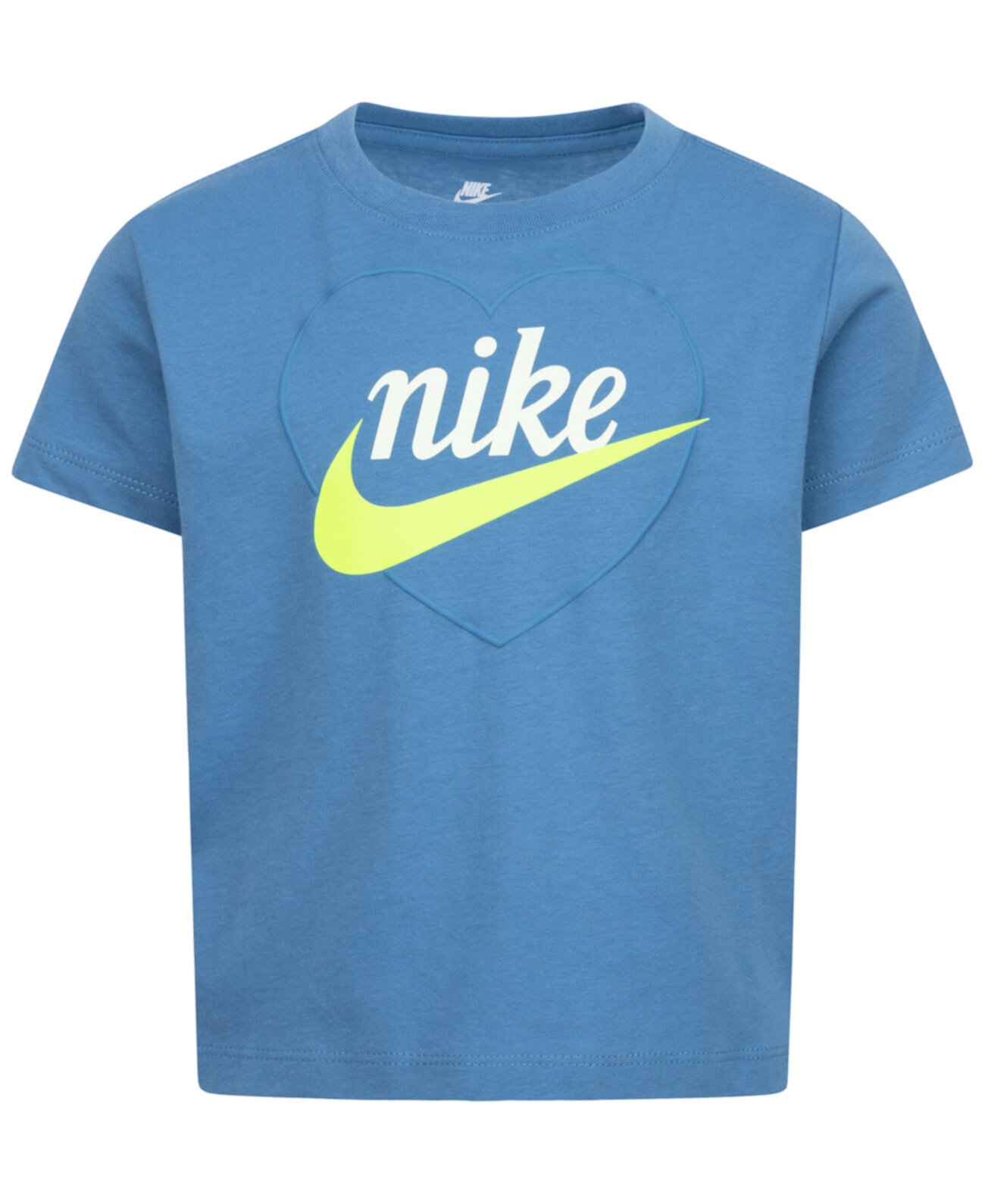 Little Girls New Impression Heart Graphic T-Shirts Nike