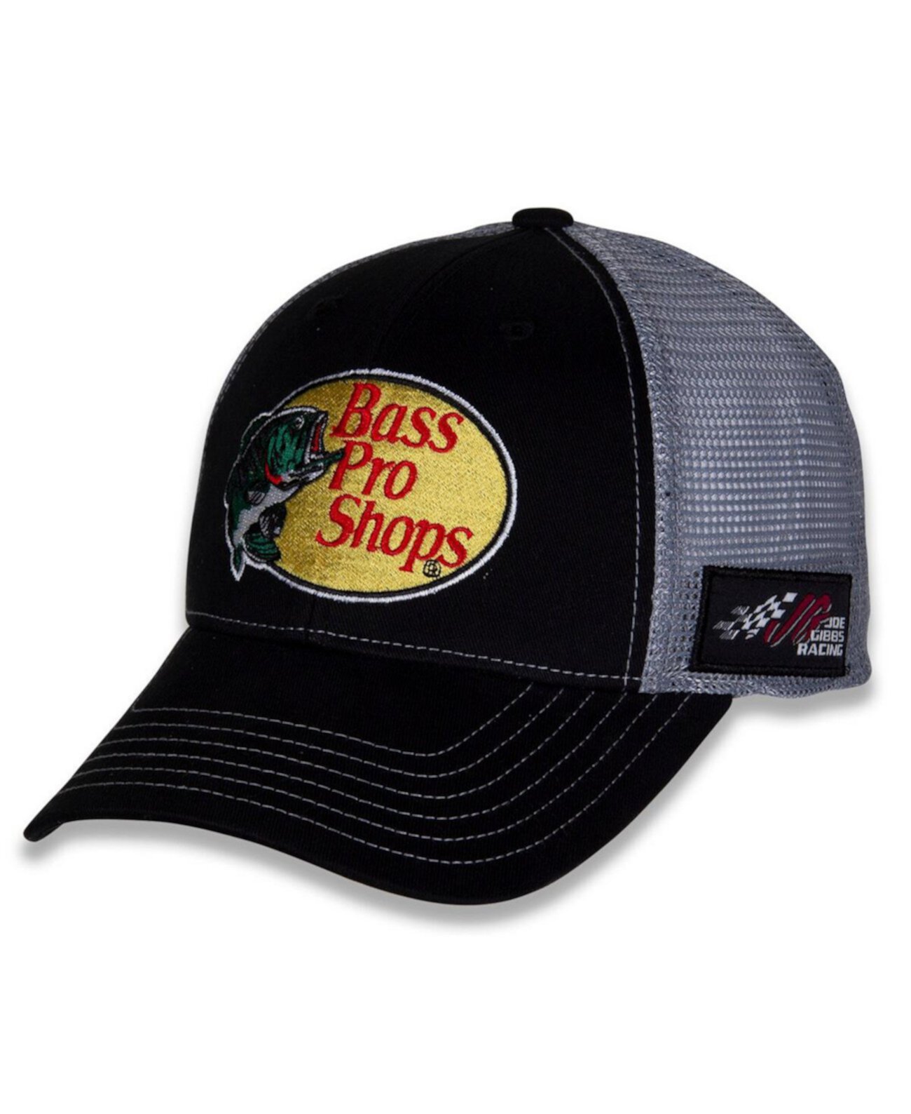 Бейсболка Joe Gibbs Racing Team Collection Черная Martin Truex Jr Bass Pro Shops Team Sponsor Joe Gibbs Racing Team Collection