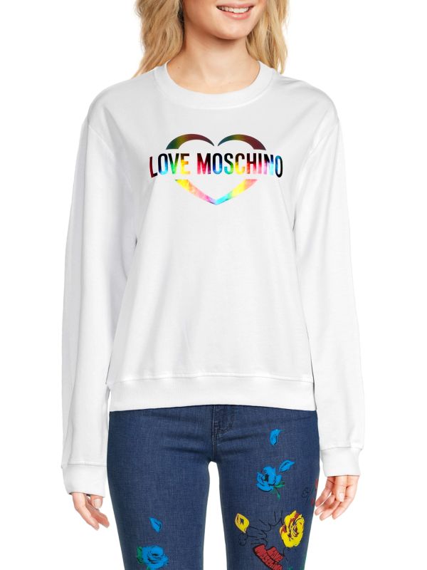 Женская Толстовка LOVE Moschino С Логотипом LOVE Moschino