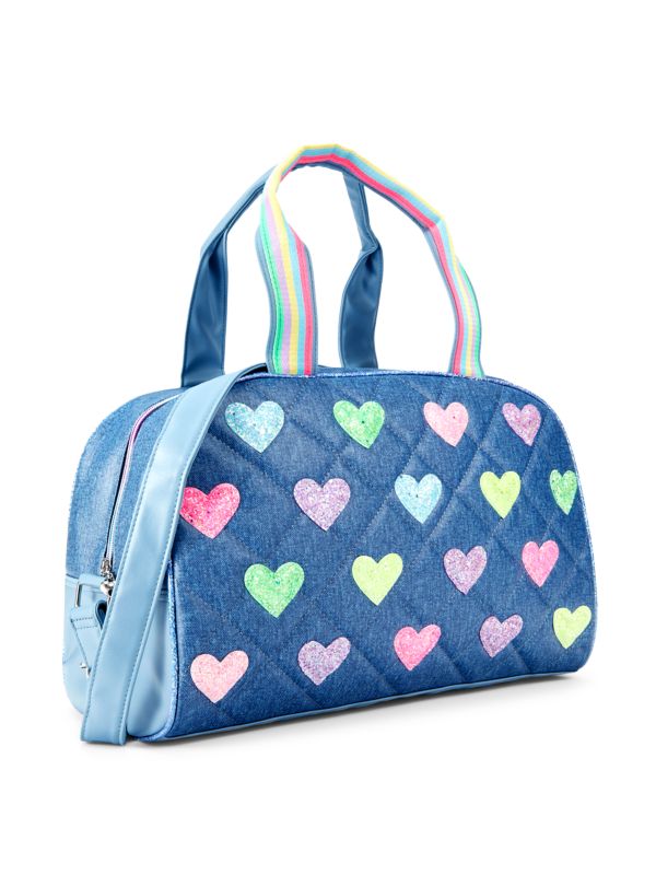 Детская сумка OMG! Accessories Medium Heart Quilted Duffel Bag OMG! Accessories