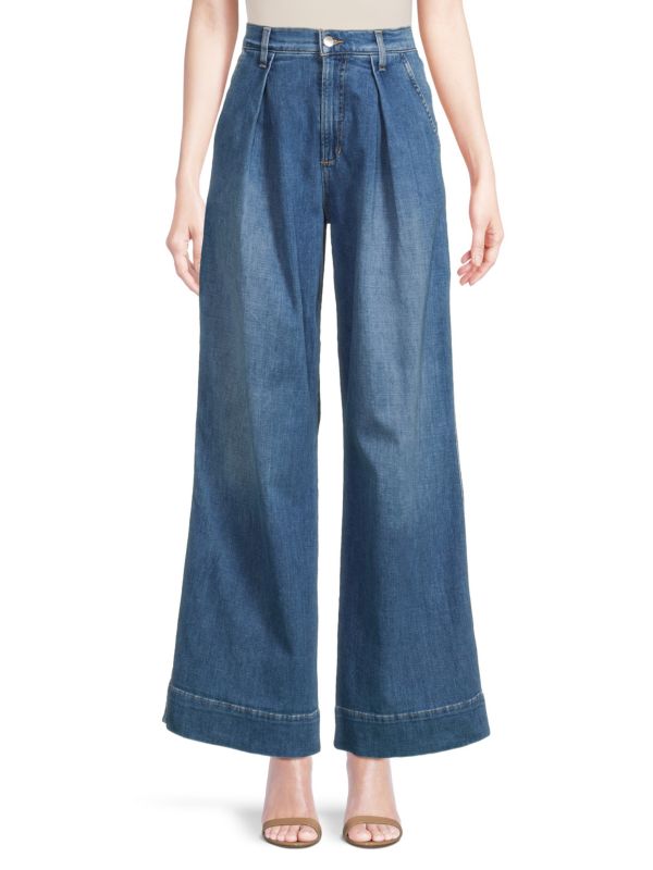 Женские Укороченные джинсы Joe's Jeans Pleated Wide Leg Joe's Jeans