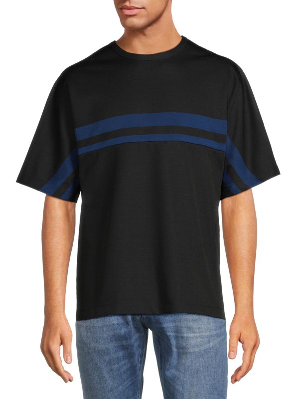 Мужская Футболка 3.1 PHILLIP LIM Double Stripe Tee 3.1 PHILLIP LIM