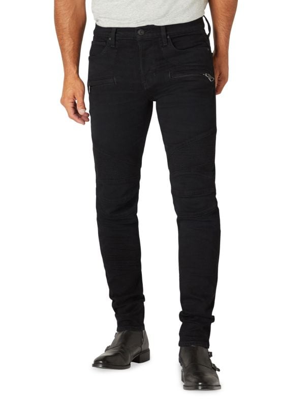 Мужские Джинсы skinny Hudson Blinder Skinny Whiskered Hudson Jeans