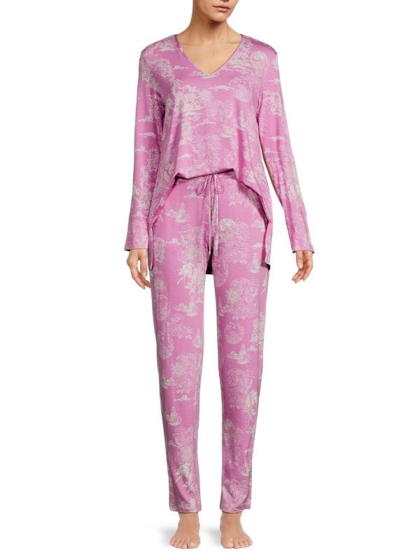 Женская Пижама Natori 2-Пiece Print Pajama Set Natori