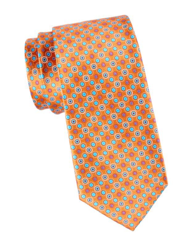 Галстук Brioni Print Silk Tie Brioni