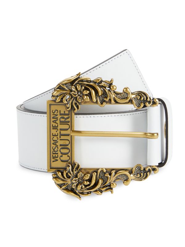 Ремень Versace Jeans Couture Logo Leather Belt Versace Jeans Couture