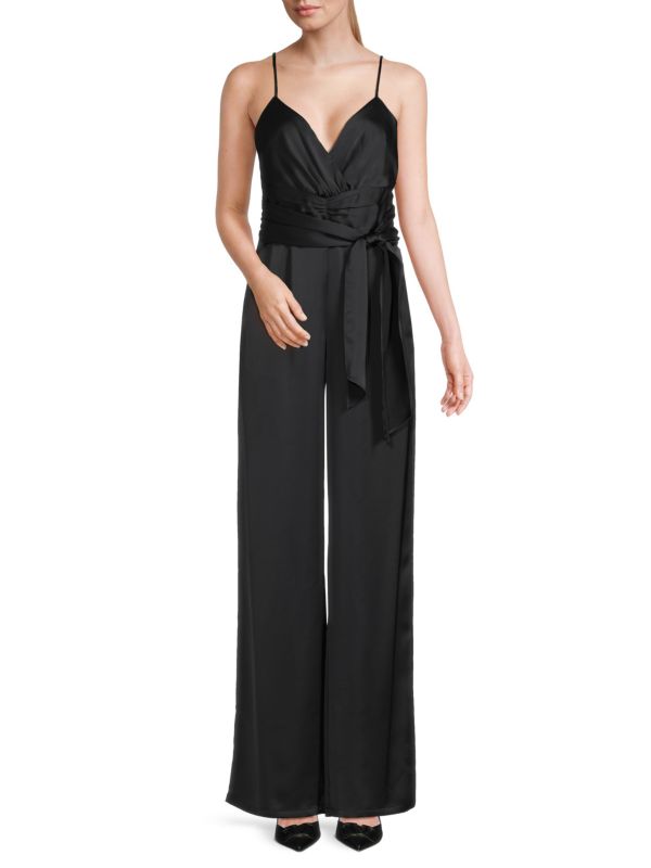 Женский Комбинезон Ramy Brook Willow Wide Leg Satin Ramy Brook