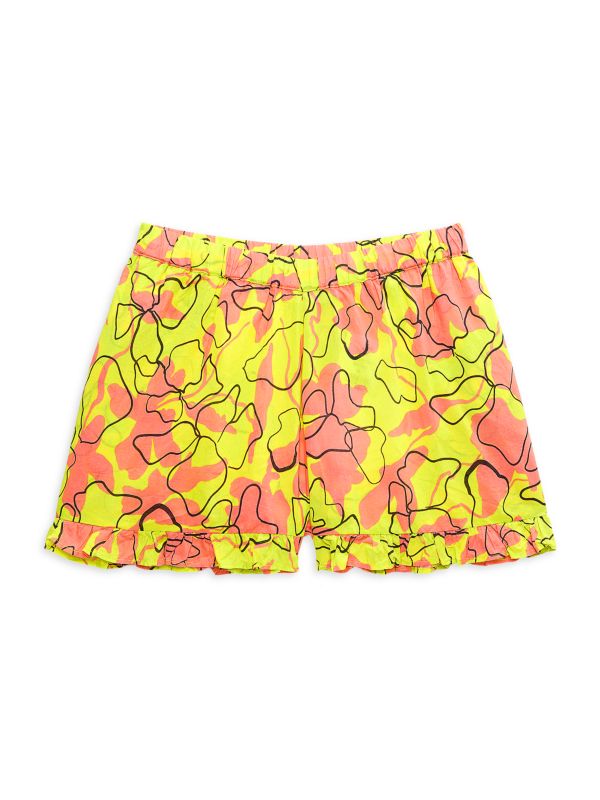 Girl's Marley Print Mini Shorts Tanya Taylor