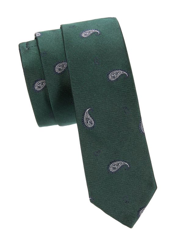 Галстук THOM BROWNE Paisley Silk Tie THOM BROWNE